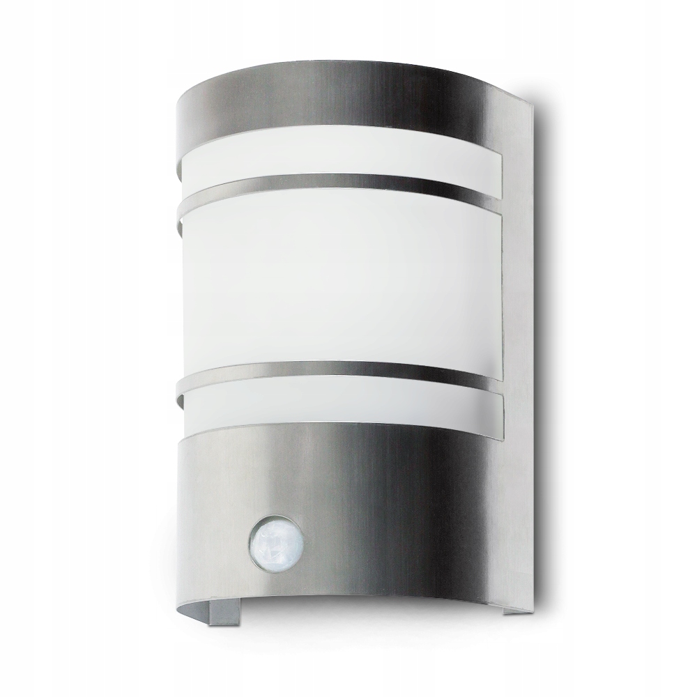 Záhradné nástenné svietidlo Kwazar Luminaire, odtiene sivej a striebornej, E27 60 W